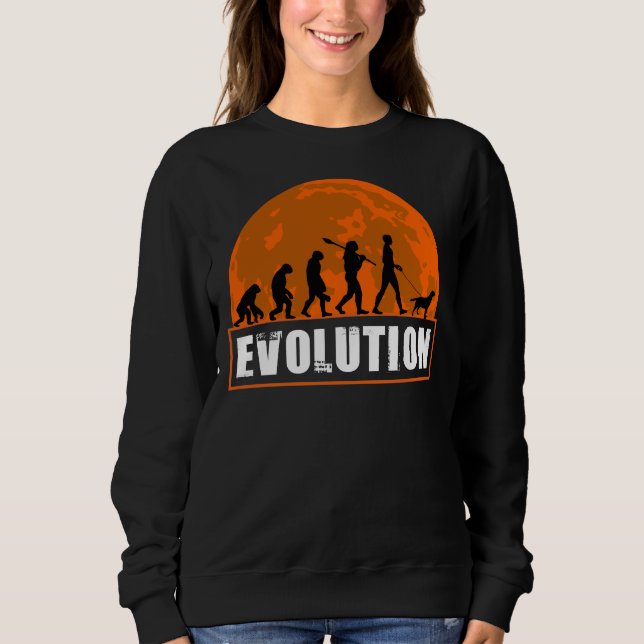 Labrador Retriever Dog Trainer Evolution Sweatshirt (Vorderseite)