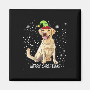 Labrador Retriever Dog Tree Weihnachtssüßer Weihna Magnet