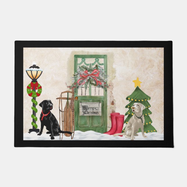 Labrador Retriever Doormat Door Mat Fußmatte (Vorderseite)