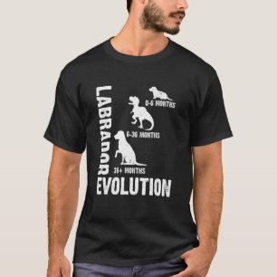 Labrador Retriever-Evolution für einen Labrador Do T-Shirt