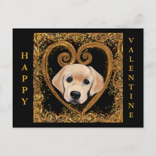 Labrador Retriever Feiertagspostkarte