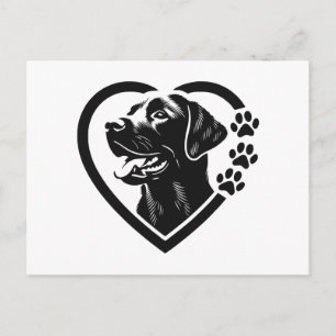 Labrador Retriever Feiertagspostkarte