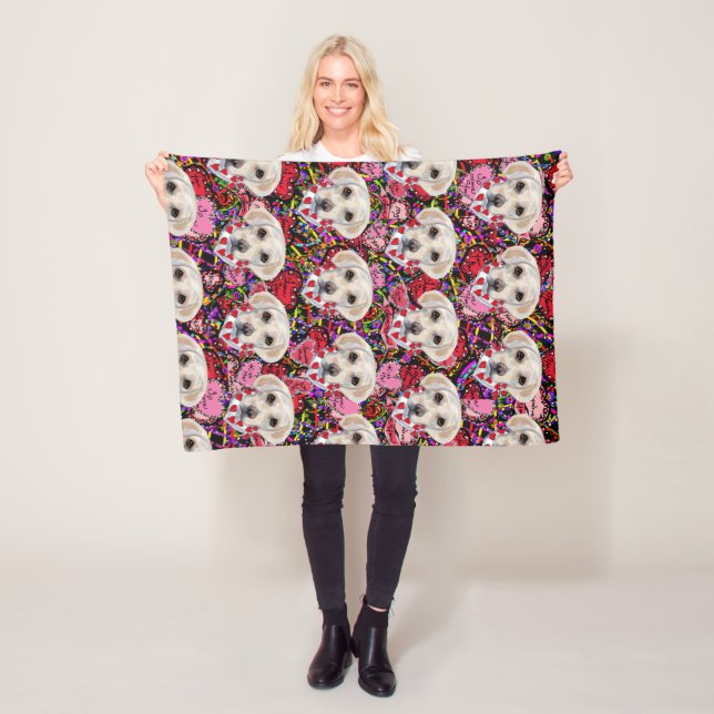 Labrador Retriever Fleecedecke (Beispiel)