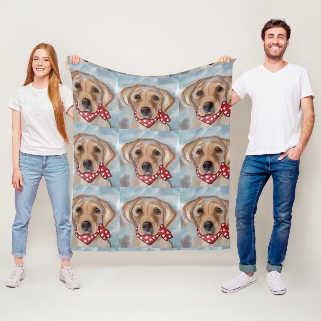 LABRADOR RETRIEVER            FLEECEDECKE (Beispiel)