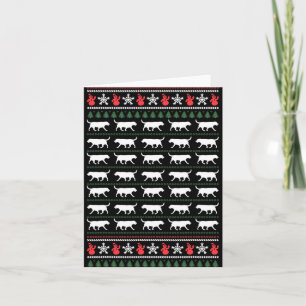 Labrador Retriever Frohe Weihnachten Ugly Sweater  Karte