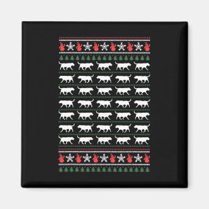 Labrador Retriever Frohe Weihnachten Ugly Sweater Magnet