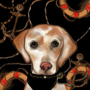 Labrador Retriever Geburtstag  Dankeskarte