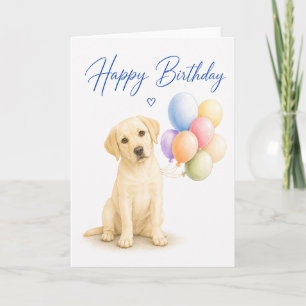Labrador Retriever Geburtstag Karte