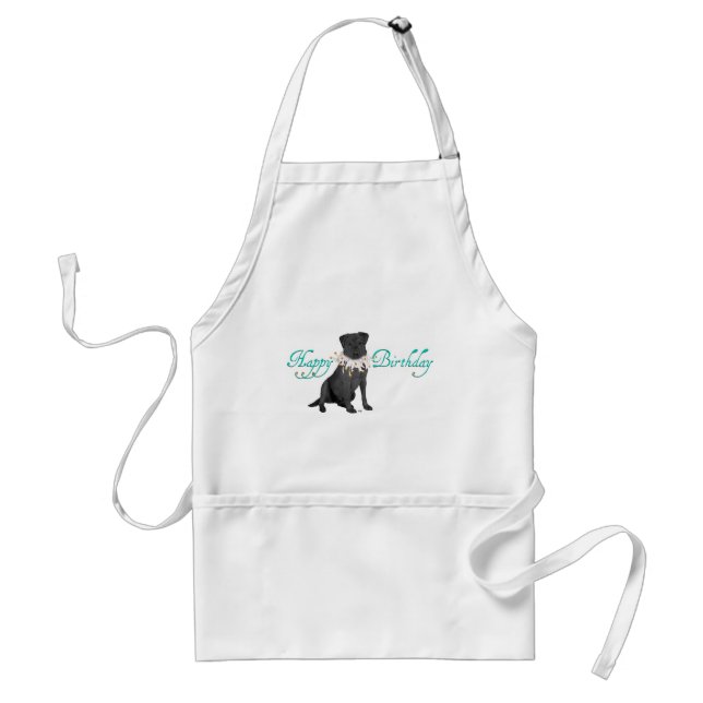 Labrador Retriever Geburtstagsgrüße Schürze (Vorne)