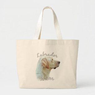 Labrador Retriever (gelb) Mama 2 Jumbo Stoffbeutel