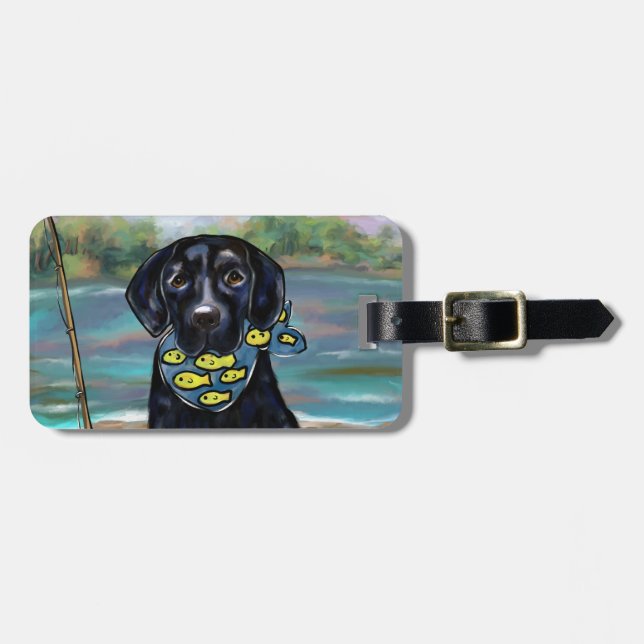 Labrador Retriever Gepäckanhänger (Vorderseite horizontal)