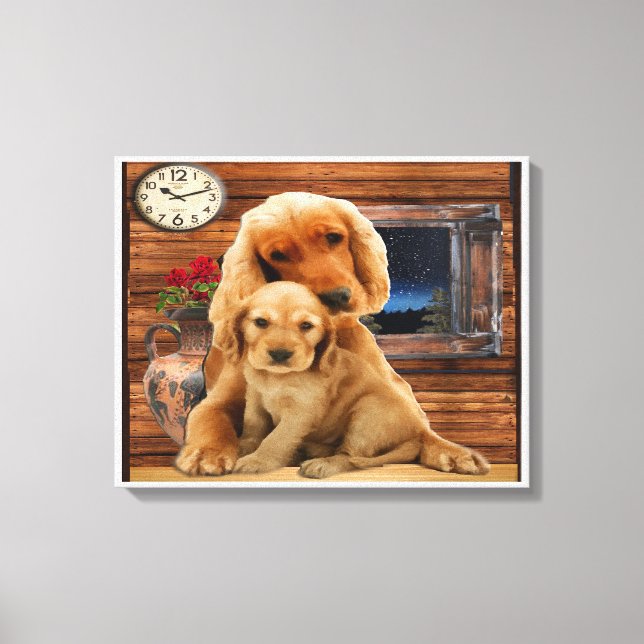 Labrador Retriever gepackte Leinwand (Vorderseite)