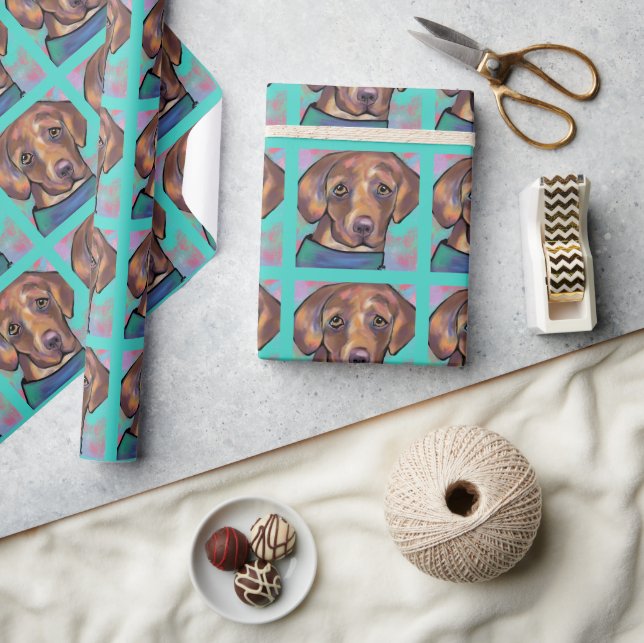 LABRADOR RETRIEVER            GESCHENKPAPIER (Kunsthandwerk)