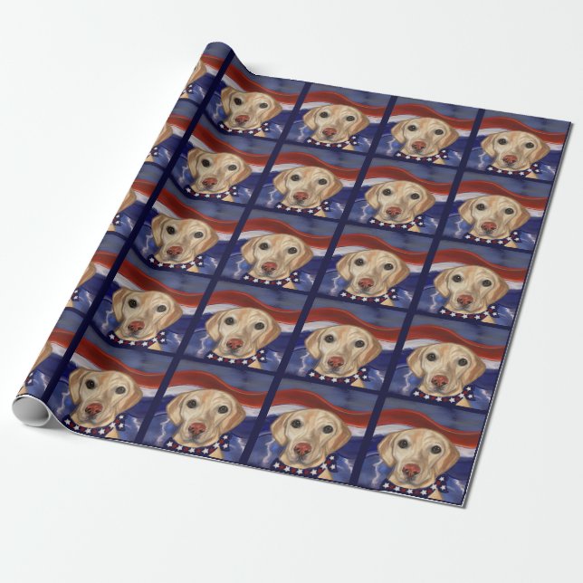LABRADOR RETRIEVER GESCHENKPAPIER (Ungerollt)