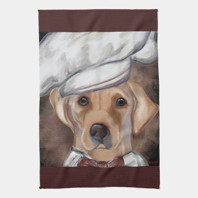 Labrador Retriever Geschirrtuch (Vertikal)