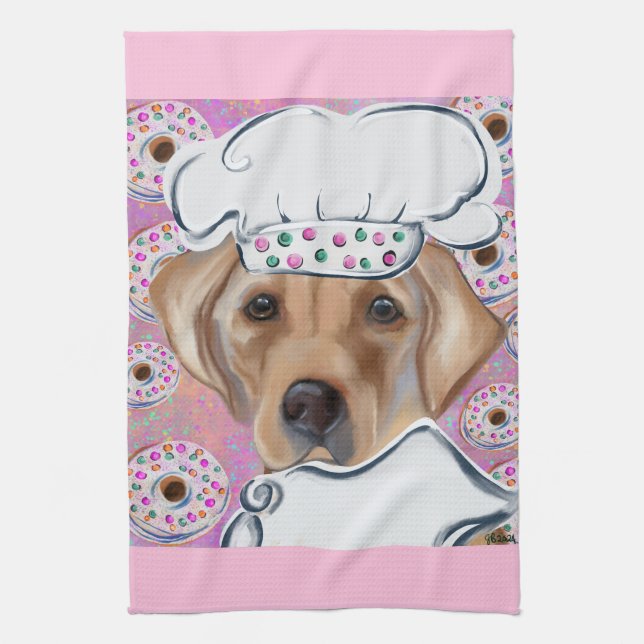 LABRADOR RETRIEVER GESCHIRRTUCH (Vertikal)
