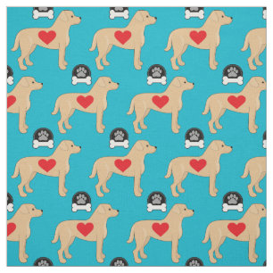 Labrador retriever-Gewebe Stoff