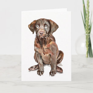 Labrador Retriever Grußkarte Karte