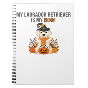 Labrador Retriever Halloween-Hund Lustiger Gruseli Notizblock
