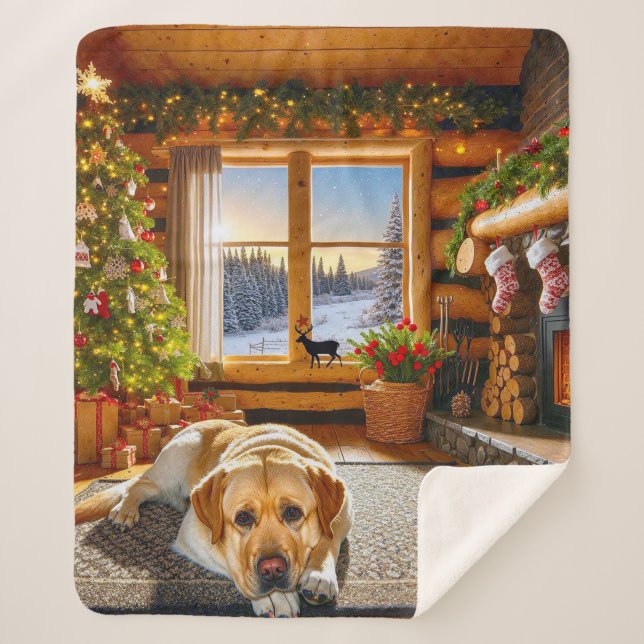 Labrador Retriever Holiday  Sherpadecke (Vorderseite)