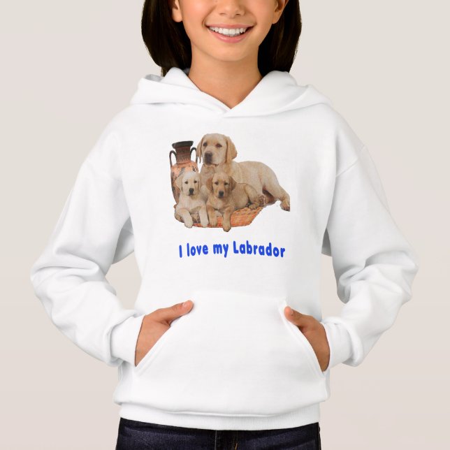 Labrador Retriever Hoodie (Vorderseite)