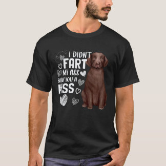 Labrador Retriever Hund Cute Furz Blies Küsschen T-Shirt