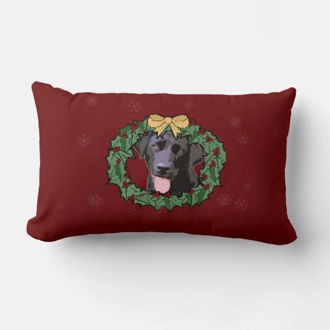 Labrador retriever-Hund: Labrador-Hund für Lendenkissen (Vorderseite)