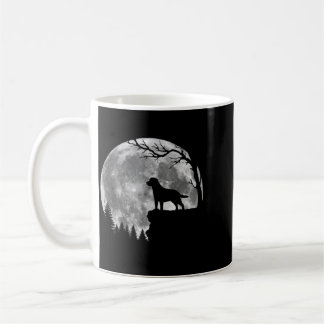 Labrador Retriever Hund Mond Silhouette Halloween Kaffeetasse