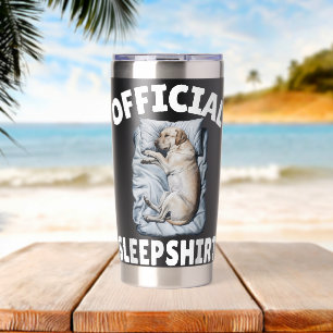 Labrador Retriever Hund offizielles Schlafshirt Ni Thermobecher