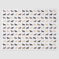 Labrador Retriever Hund Silhouetten Muster Labrado