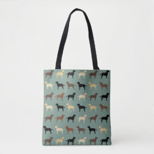Labrador Retriever Hund Silhouetten Muster Labrado Tasche