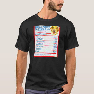 Labrador Retriever-Hundebesitzer Lustige Ernährung T-Shirt