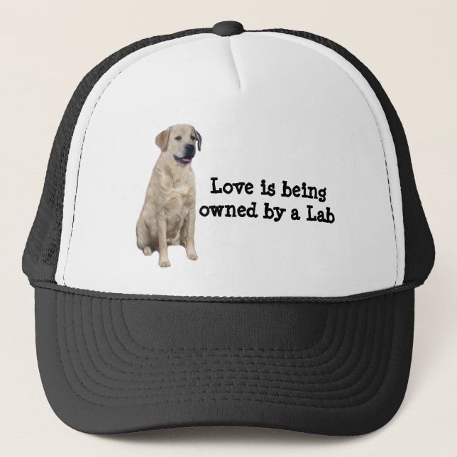 Labrador retriever-Hut Truckerkappe (Vorderseite)