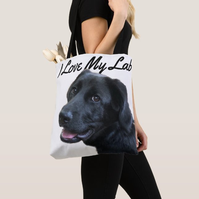 Labrador Retriever I Liebe Mein Labrador Tasche (Von Nahem)