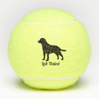 Labrador retriever Ihr Text Tennisbälle