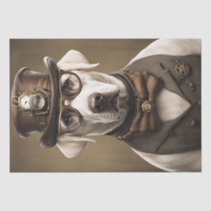 Labrador Retriever im Steampunk-Stil Seidenpapier