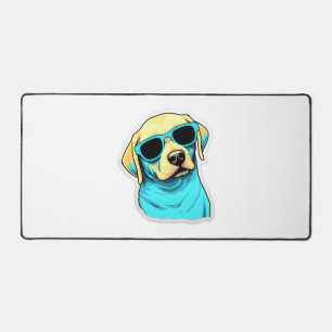 Labrador Retriever in Cooler Sonnenbrille Classic Schreibtischunterlage