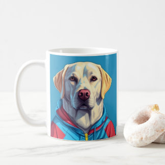 Labrador Retriever in Track-Anzug-Kaffee-Tasse Kaffeetasse
