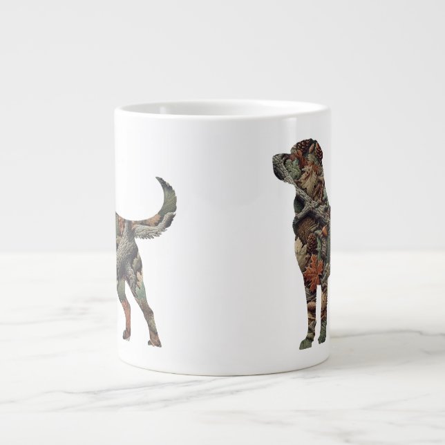 Labrador Retriever Jumbo Coffee Tasse (Vorderseite)