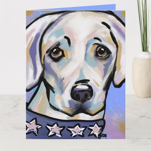 Labrador Retriever Karte (Vorderseite)