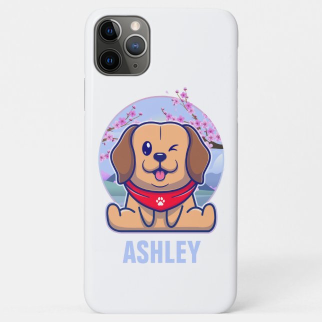 Labrador Retriever Kawaii Niedliches Geschenk Hund Case-Mate iPhone Hülle (Rückseite)