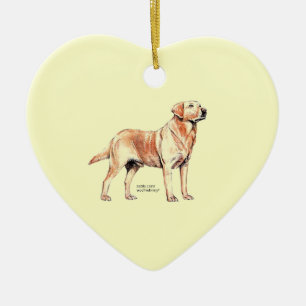 Labrador Retriever Keramik Ornament
