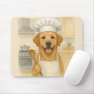 Labrador Retriever Koch Lustige Heimatküche Mousepad