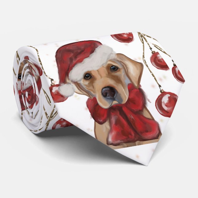 Labrador Retriever  Krawatte (Gerollt)