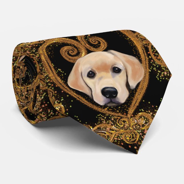 Labrador Retriever Krawatte (Gerollt)