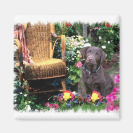 Labrador Retriever Kunstgeschenke Magnet