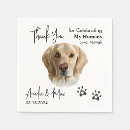 Labrador Retriever Labrador Cocktail Napkin Dog We Serviette