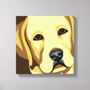 Labrador-Retriever-Leinwand-Kunst Leinwanddruck