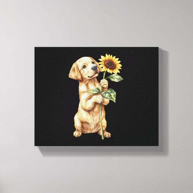 Labrador Retriever Leinwanddruck (Vorderseite)