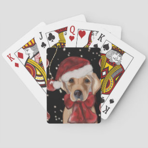 Labrador Retriever Leinwanddruck Spielkarten